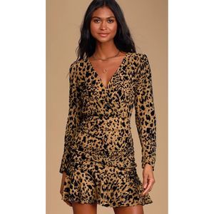 ASTR the Label-NWT Nikita Burnout Leopard Dress